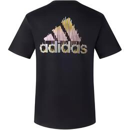 Adidas: Чёрная футболка 