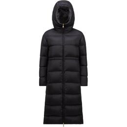 Moncler: Чёрный пуховик 