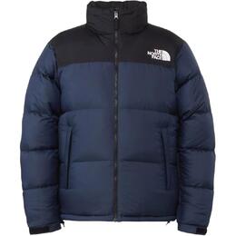 The North Face: Синий пуховик 