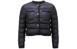 Moncler: Чёрный пуховик 