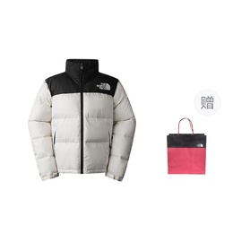 The North Face: Белый пуховик 