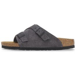 Birkenstock: Серые шлёпанцы 