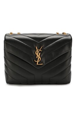 Saint Laurent: Чёрная сумка  Monogram