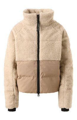 Canada Goose: Бежевый пуховик 