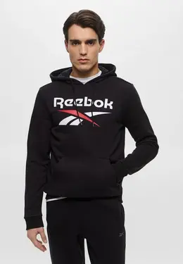 Reebok: Чёрная толстовка 