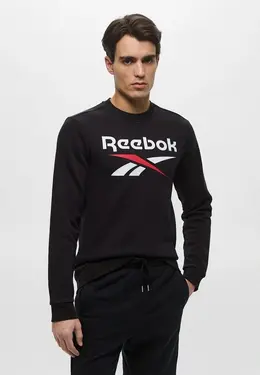 Reebok: Чёрный свитшот 