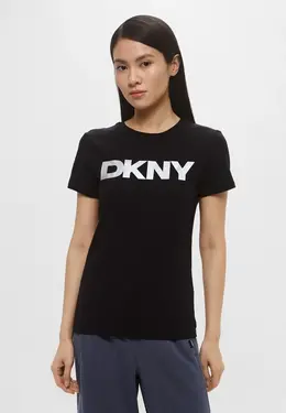 DKNY: Чёрная футболка 