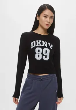 DKNY: Чёрный свитшот 