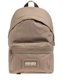 Kenzo: Бежевый рюкзак 