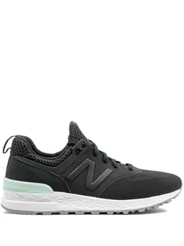 New Balance: Чёрные кроссовки  574