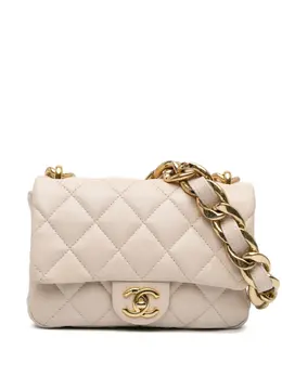 CHANEL Pre-Owned: Коричневая сумка 