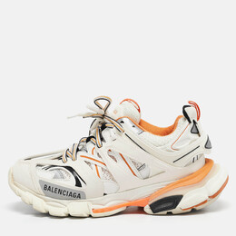 Balenciaga: Белые кроссовки  Track