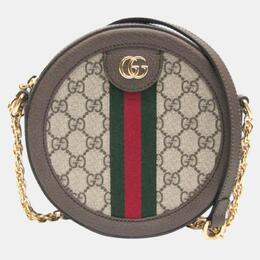 Gucci: Бежевая сумка  Ophidia GG