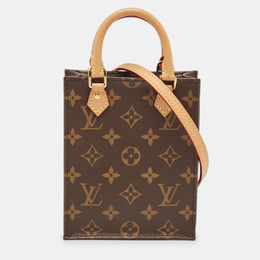 Louis Vuitton: Коричневая сумка 