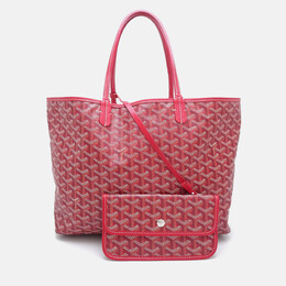 Goyard: Красная сумка-шоппер 