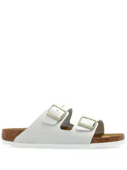 Birkenstock: Белые сандалии  Arizona