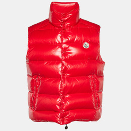 Moncler: Красный жилет 