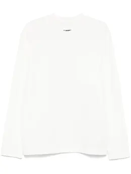Jil Sander: Белая футболка 