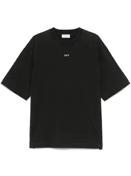 Off-White: Чёрная футболка  Arrow