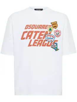 DSQUARED2: Белая футболка 