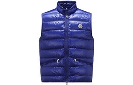 Moncler: Синий жилет 