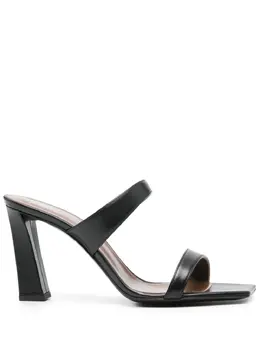Giuseppe Zanotti: Чёрные сабо  Flaminia