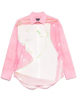 MSGM: Рубашка с принтом 