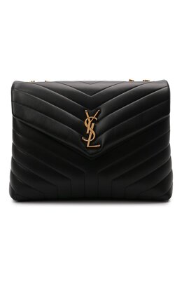 Saint Laurent: Золотая сумка  Monogram