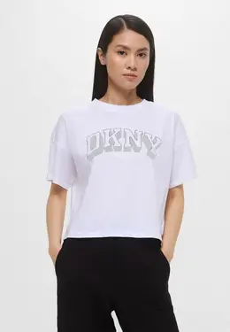 DKNY: Белая футболка 