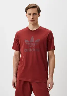 adidas Originals: Бордовая футболка 