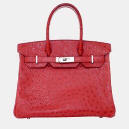 Hermes: Красная сумка  Birkin 30