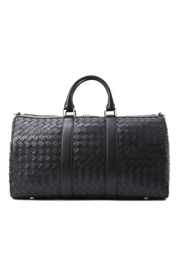 Bottega Veneta: Чёрная сумка  Intrecciato