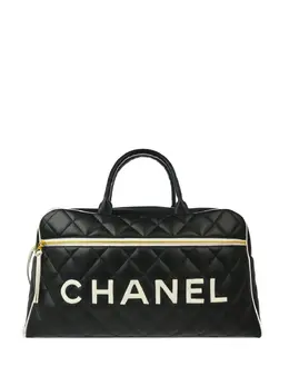 CHANEL Pre-Owned: Чёрная сумка 
