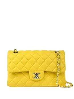 CHANEL Pre-Owned: Жёлтая сумка 