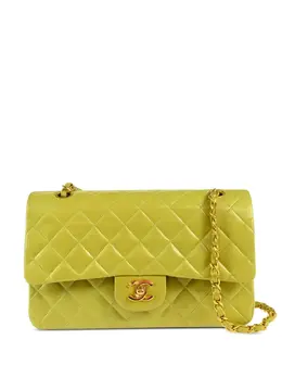 CHANEL Pre-Owned: Зелёная сумка 