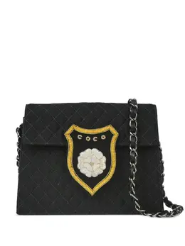 CHANEL Pre-Owned: Чёрная сумка 