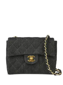 CHANEL Pre-Owned: Чёрная сумка 