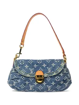 Louis Vuitton Pre-Owned: Голубая сумка 