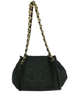 CHANEL Pre-Owned: Чёрная сумка 