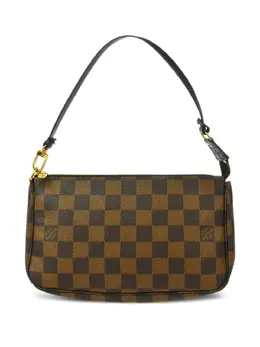 Louis Vuitton Pre-Owned: Коричневый клатч 