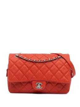 CHANEL Pre-Owned: Оранжевая сумка 