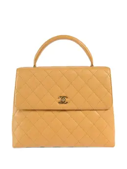 CHANEL Pre-Owned: Бежевая сумка 