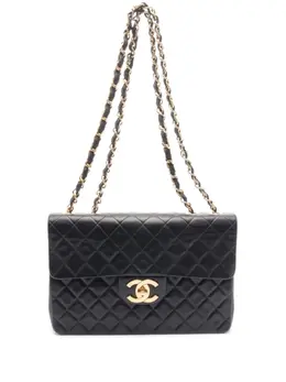 CHANEL Pre-Owned: Чёрная сумка 