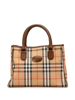 Burberry Pre-Owned: Коричневая сумка 