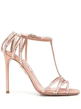Aquazzura: Розовые сандалии  Forever