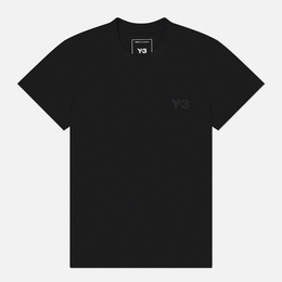 Y-3: Чёрная футболка 