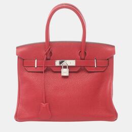 Hermes: Красная сумка  Birkin 30