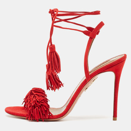 Aquazzura: Красные сандалии 