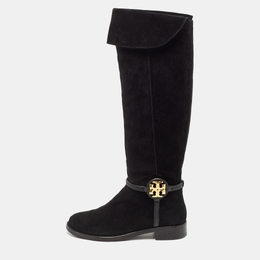 Tory Burch: Чёрные сапоги  Miller