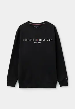 Tommy Hilfiger: Чёрный свитшот 